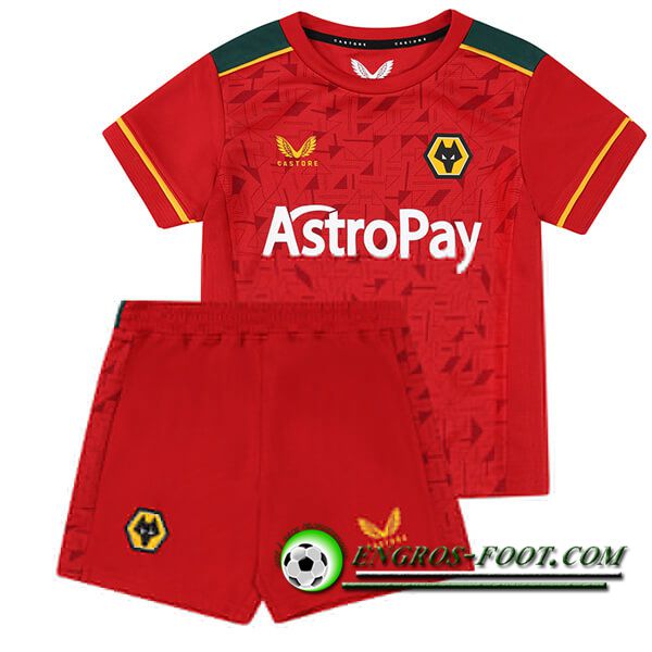 Maillot de Foot Wolves Enfant Exterieur 2023/2024
