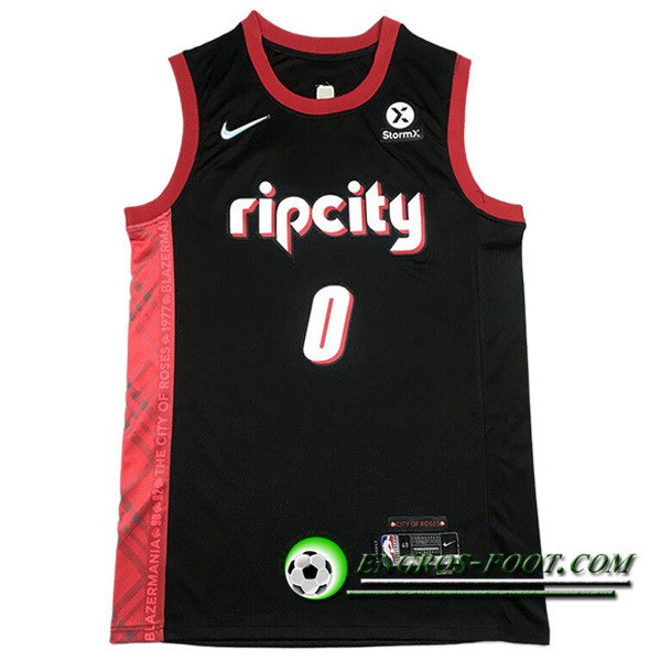 Maillot Portland Trail Blazers (LILLARD #0) 2023/24 Noir