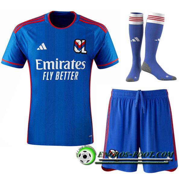 Ensemble Maillot Lyon Exterieur (Short + Chaussettes) 2023/2024