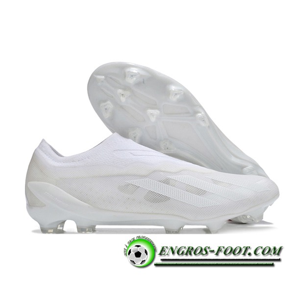 Adidas Chaussures de Foot X CRAZYFAST.1 LL FG Blanc