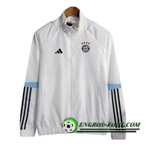 Coupe-Vent Bayern Munich Blanc 2023/2024 -02