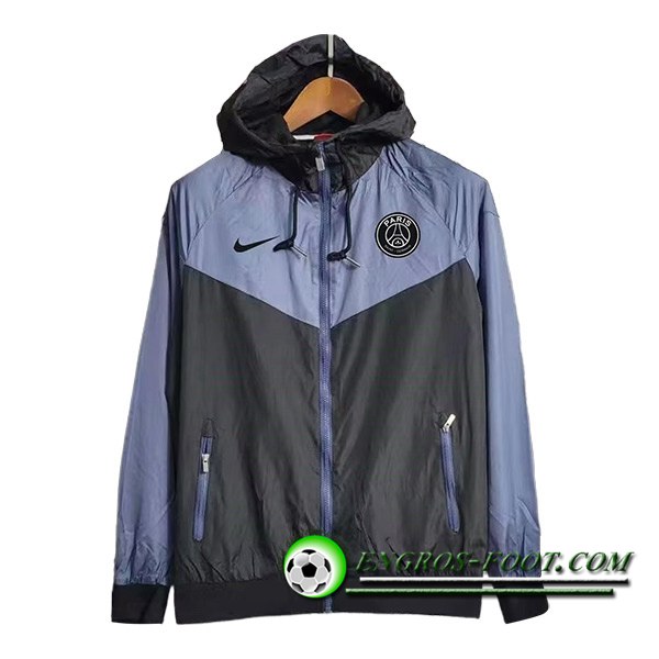 Coupe-Vent PSG Gris/Noir 2023/2024