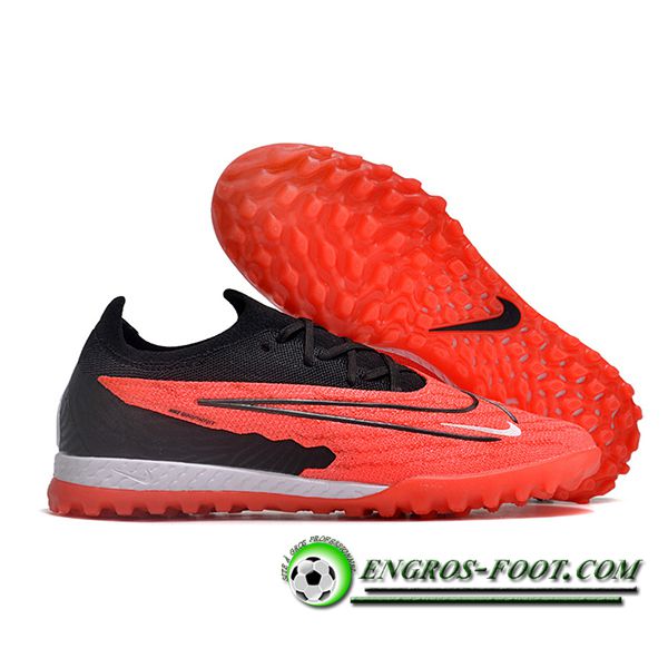 Nike Chaussures de Foot Phantom GX Elite TF Noir/Rouge