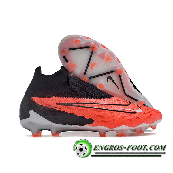 Nike Chaussures de Foot Phantom GX Elite DF Link FG Noir/Rouge