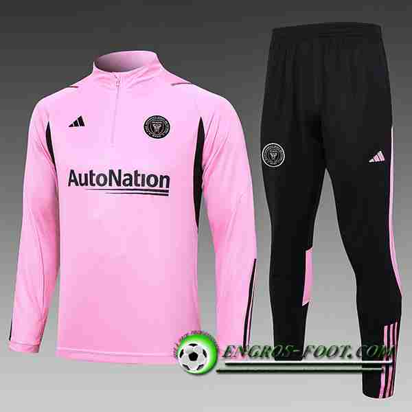 Ensemble Survetement de Foot Inter Miami CF Enfant Rose 2023/2024