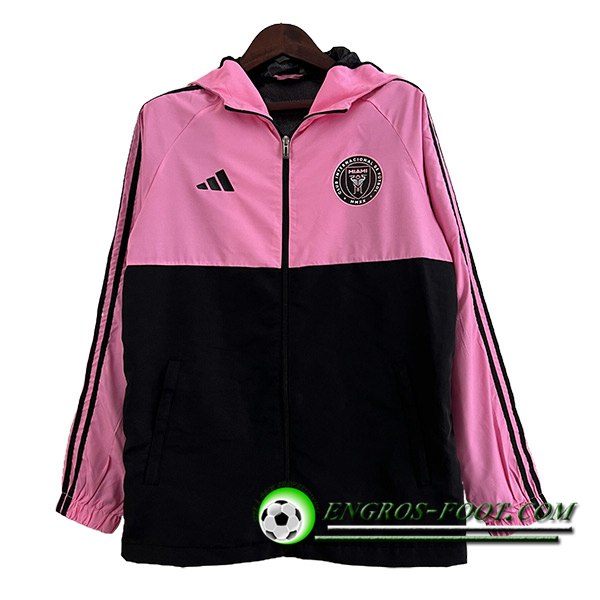 Coupe-Vent Inter Miami CF Rose/Noir 2023/2024