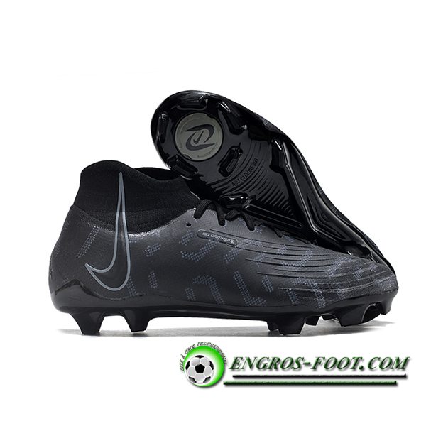 Nike Chaussures de Foot Phantom Luna Elite NU FG Noir