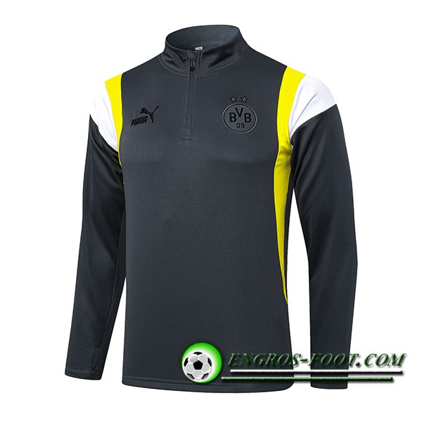Sweatshirt Training Dortmund Gris 2023/2024 -02