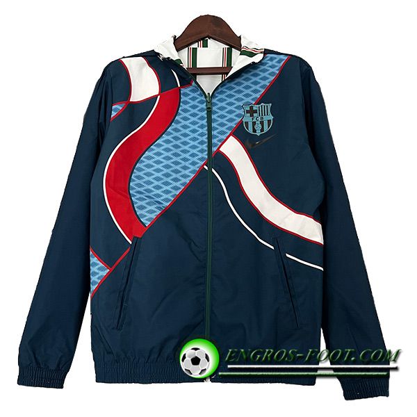 Coupe-Vent FC Barcelone Bleu 2023/2024 -02
