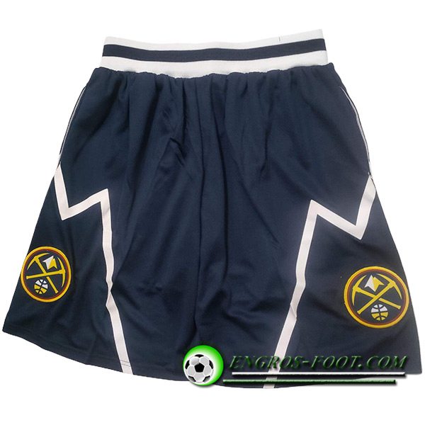 Shorts NBA Denver Nuggets 2023/24 Bleu Foncé -02