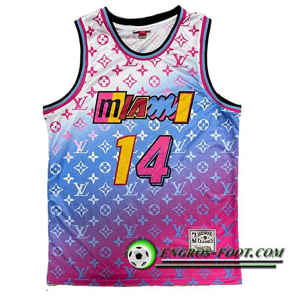 Maillot Miami Heat (HERRO #14) 2023/24 Pourpre/Bleu/Blanc