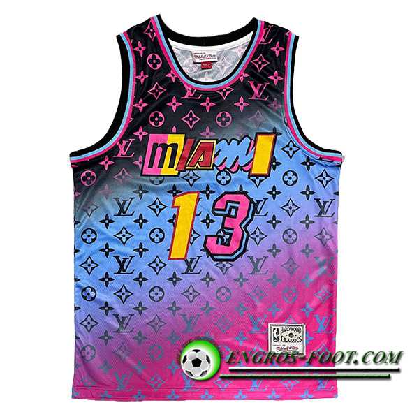 Maillot Miami Heat (ADEBAYO #13) 2023/24 Pourpre/Bleu/Noir