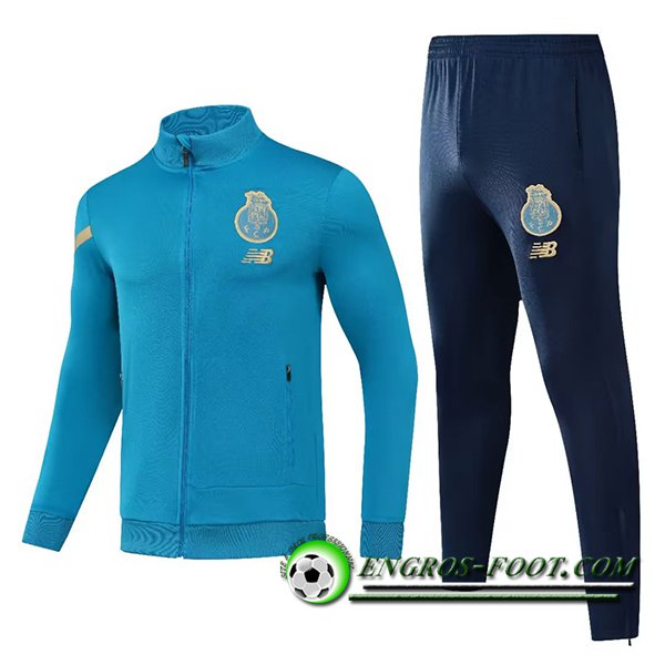 Ensemble Survetement de Foot FC Porto Bleu 2023/2024 -03