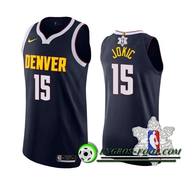 Maillot Denver Nuggets (JOKIC #15) 2023/24 Noir/Blanc