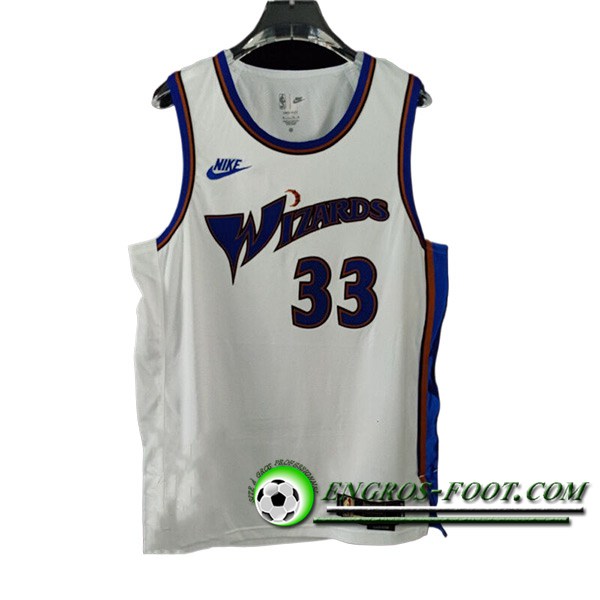 Maillot Washington Wizards (KUZMA #33) 2023/24 Blanc/Bleu