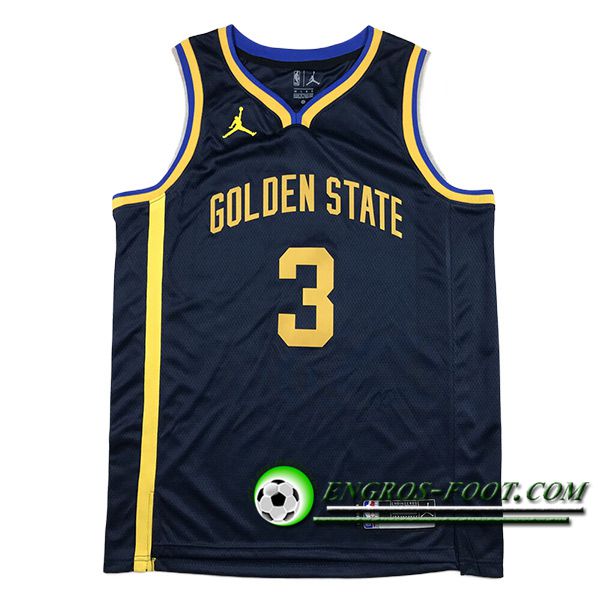 Maillot Golden State Warriors (PAUL #3) 2024/25 Bleu Foncé