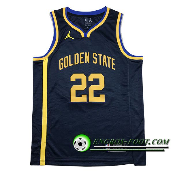 Maillot Golden State Warriors (WIGGINS #22) 2024/25 Bleu Foncé