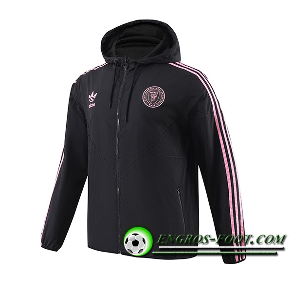 Coupe-Vent Inter Miami CF Noir/Rose 2024/2025
