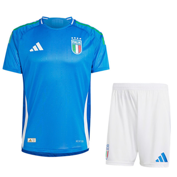 Maillot de Foot Italie Enfant Domicile UEFA Euro 2024