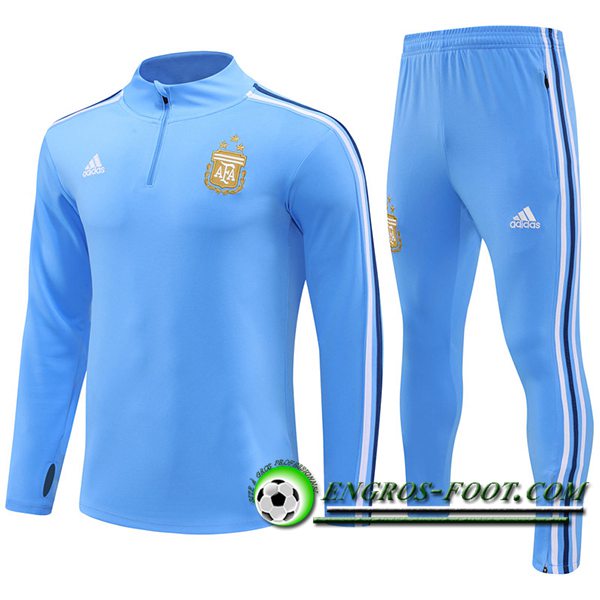 Ensemble Survetement de Foot Argentine Bleu 2024/2025