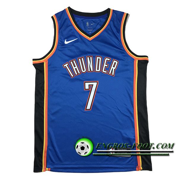 Maillot Oklahoma City Thunder (HOLMGREN #7) 2024/25 Bleu/Noir