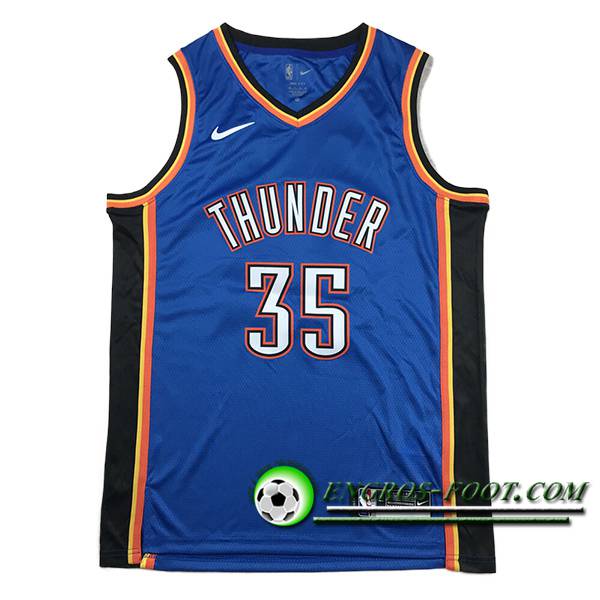 Maillot Oklahoma City Thunder (DURANT #35) 2024/25 Bleu/Noir