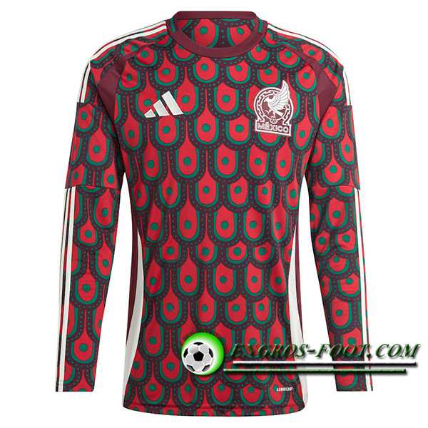 Maillot Equipe Foot Mexique Manches Longues Domicile 2024/2025
