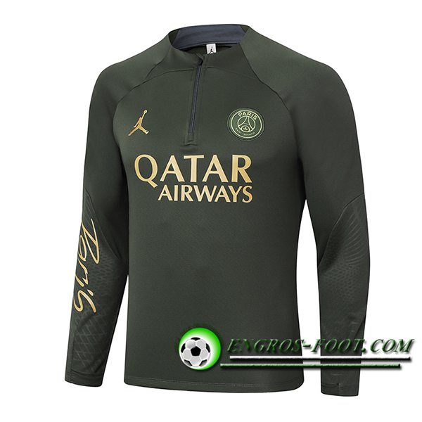 Sweatshirt Training PSG Vert 2024/2025