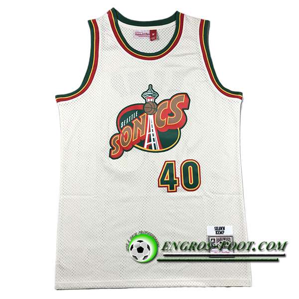 Maillot Oklahoma City Thunder (KEMP #40) 2024/25 Blanc/Vert