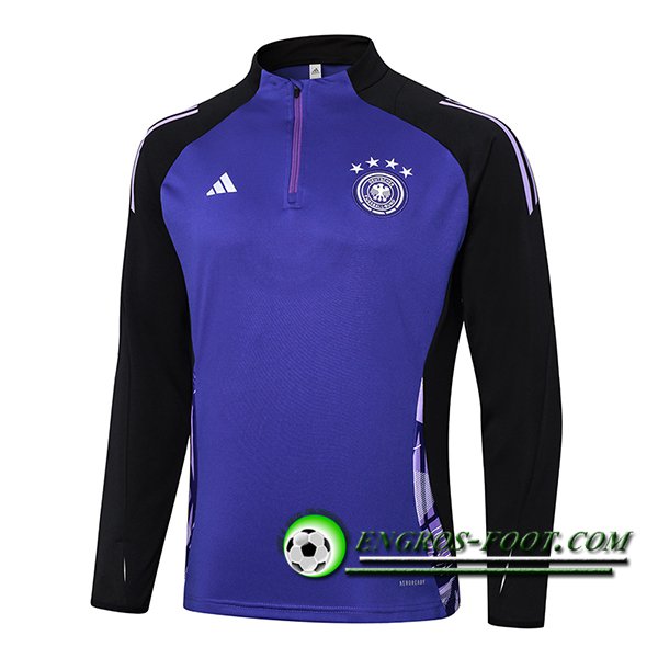 Sweatshirt Training Allemagne Pourpre/Noir 2024/2025