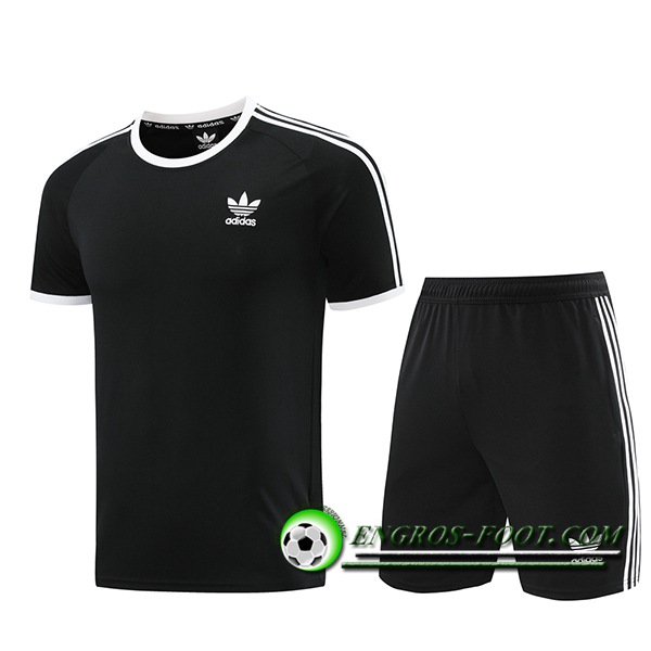Ensemble Training T-Shirts Adidas Noir 2024/2025