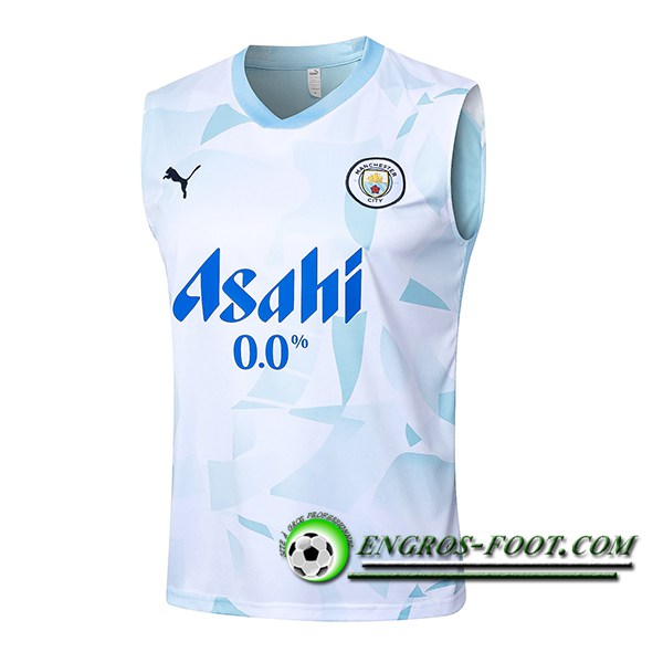 Training Debardeur Manchester City Bleu Clair 2024/2025