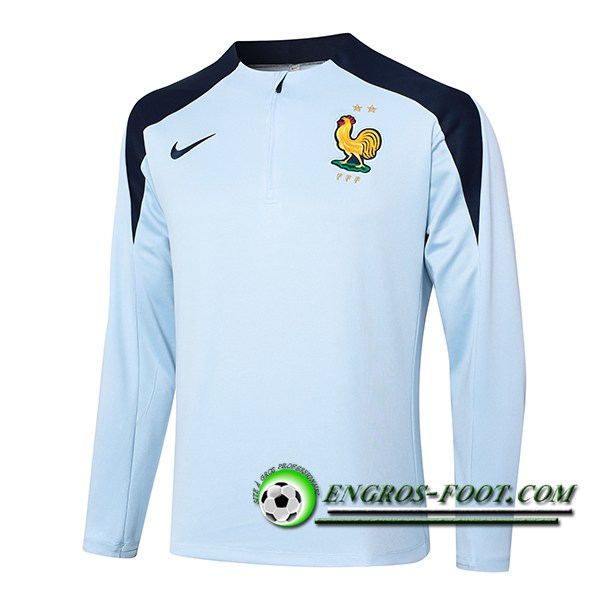 Sweatshirt Training France Bleu Clair 2024/2025