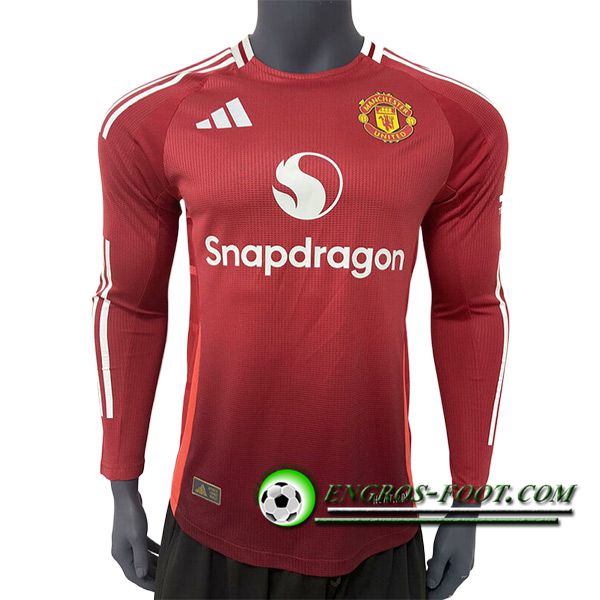 Maillot de Foot Manchester United Domicile Manches Longues 2024/2025