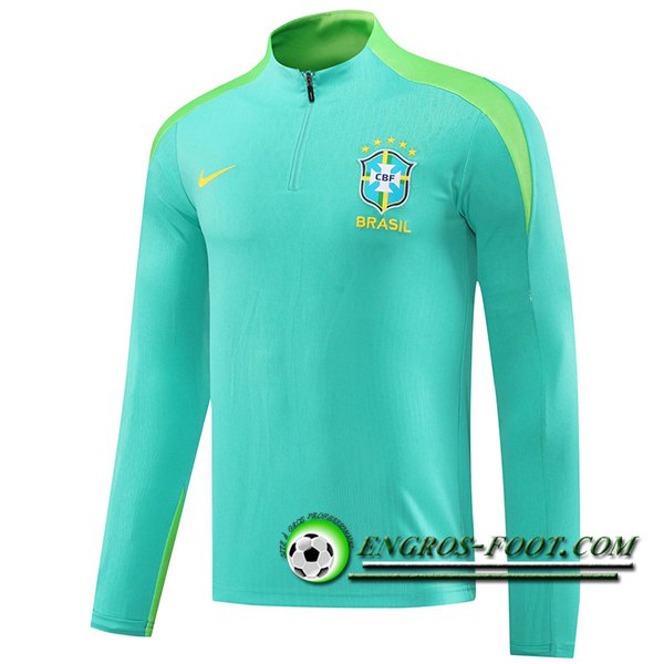 Sweatshirt Training Brésil Vert 2024/2025