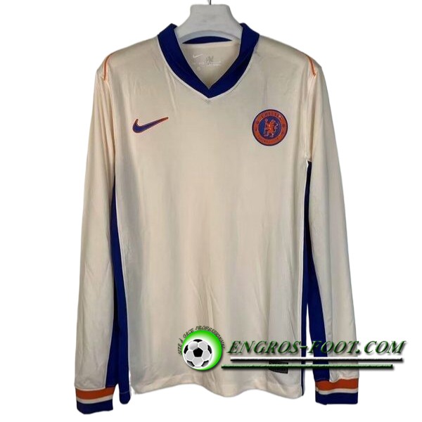 Maillot de Foot FC Chelsea Exterieur Manches Longues 2024/2025
