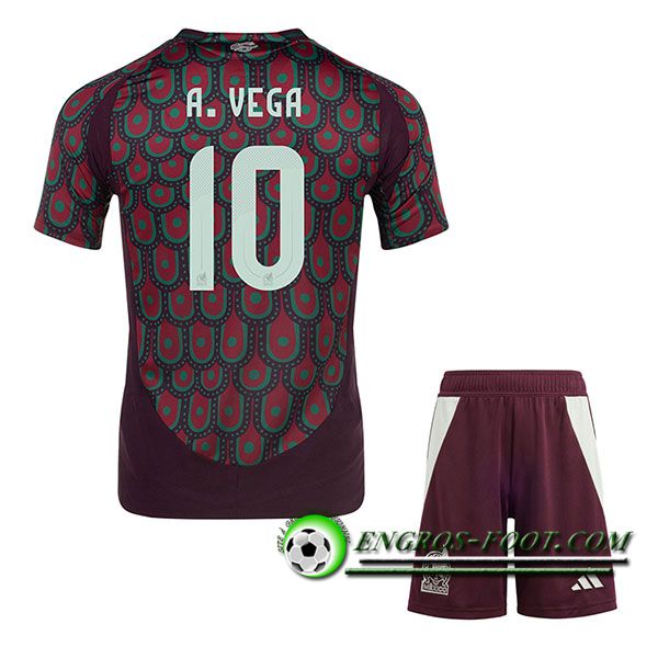 Maillot Equipe Foot Mexique (A.VEGA #10) 2024/2025 Domicile