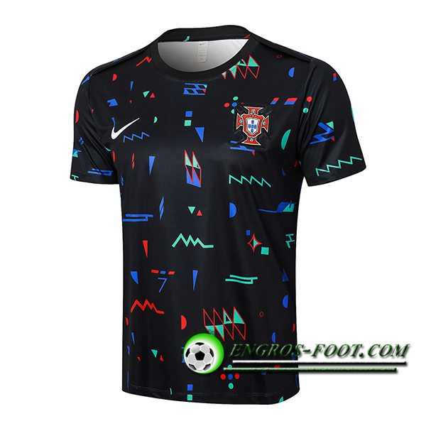 Training T-Shirts Portugal Noir 2024/2025 -02