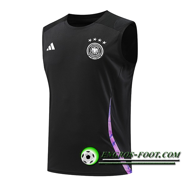 Training Debardeur Allemagne Noir/Pourpre 2024/2025