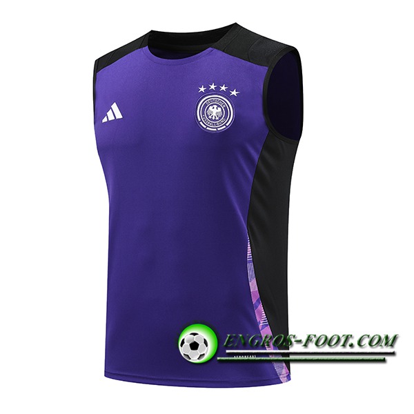 Training Debardeur Allemagne Pourpre/Noir 2024/2025