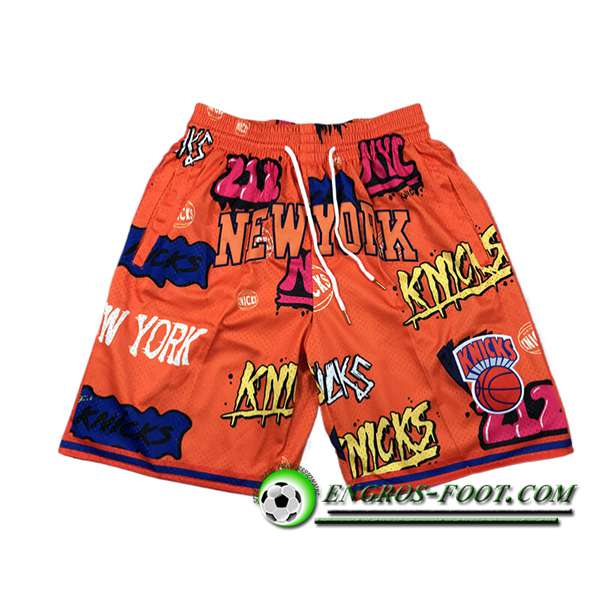 Shorts NBA New York Knicks 2024/25 Orange