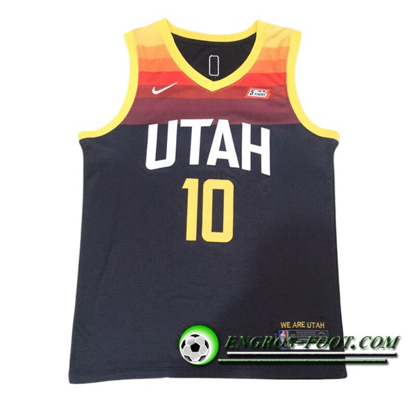 Maillot Utah Jazz (CONLEY #10) 2024/25 Noir/Jaune