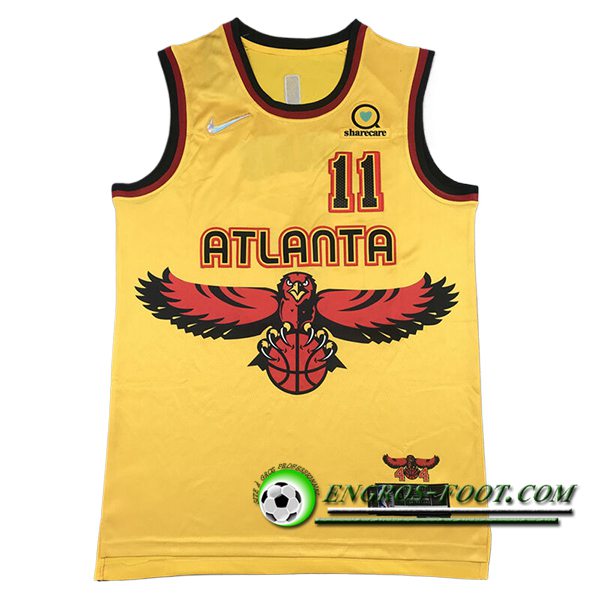 Maillot Atlanta Hawks (YOUNG #11) 2024/25 Jaune