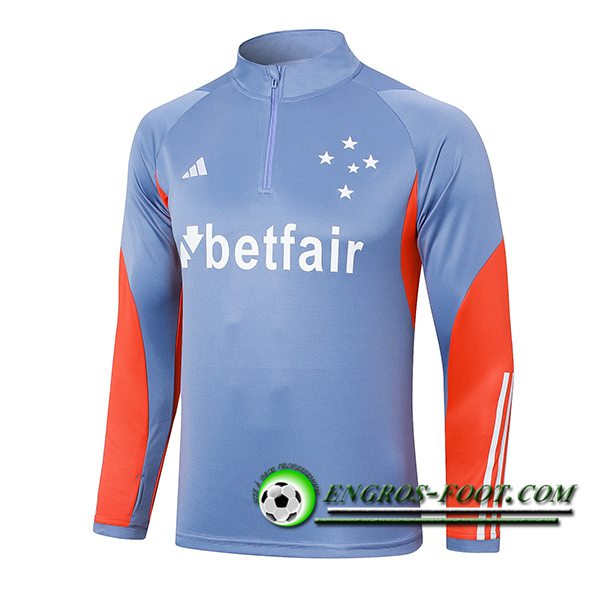 Sweatshirt Training Cruzeiro Gris/Orange 2024/2025