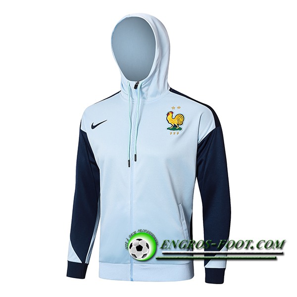 Veste A Capuche France Bleu 2024/2025