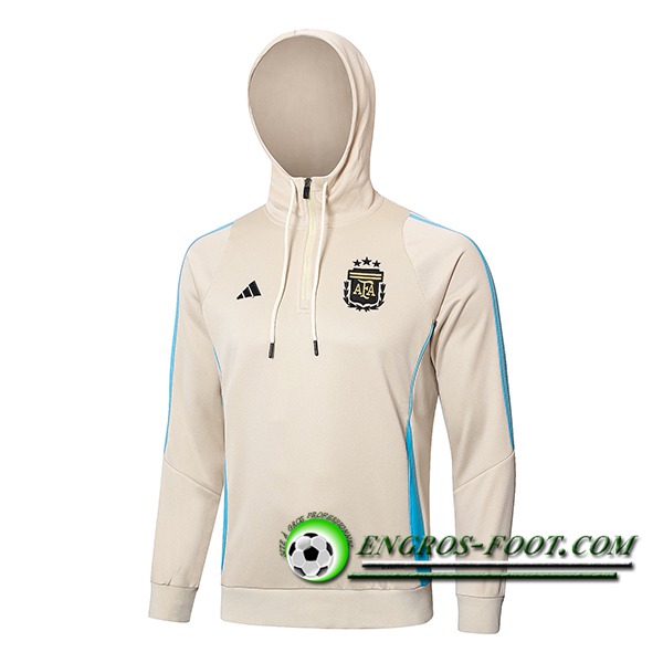 Veste A Capuche Argentin Beige/Bleu 2024/2025