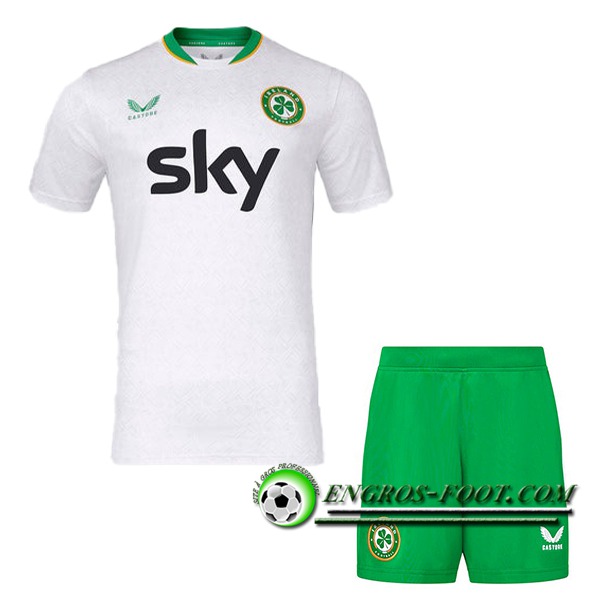 Nouveau Maillot de Foot Irlande Enfant Exterieur 2024/2025