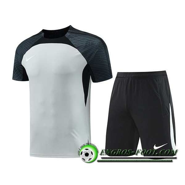 Ensemble Training T-Shirts Nike Gris/Noir 2024/2025