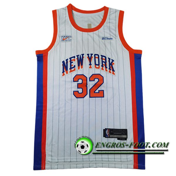 Maillot New York Knicks (TOWNS #32) 2024/25 Blanc/Orange/Bleu