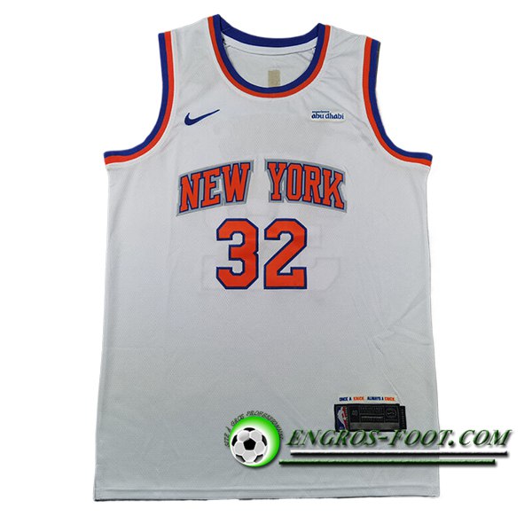 Maillot New York Knicks (TOWNS #32) 2024/25 Blanc/Orange